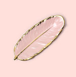 프놈펜 세라믹 디저트 접시 깃털 접시 바나나 잎 과일 건조 과일 보관 쟁반, 크기: 대형 (밝은 에메랄드), 소형 (밝은 에메랄드), 대형 (밝은 복숭아 핑크), 소형 (밝은 복숭아 핑크), 대형 (무광 블랙), 소형 (무광 블랙)