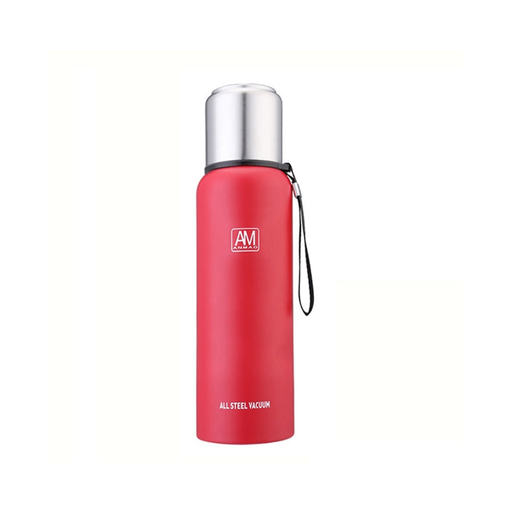304 스테인리스 스틸 보온 머그 대용량 스포츠 물컵 야외 여행용 포트, 500ml, 750ml, 1000ml, 1500ml