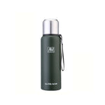 304 스테인리스 스틸 보온 머그 대용량 스포츠 물컵 야외 여행용 포트, 500ml, 750ml, 1000ml, 1500ml