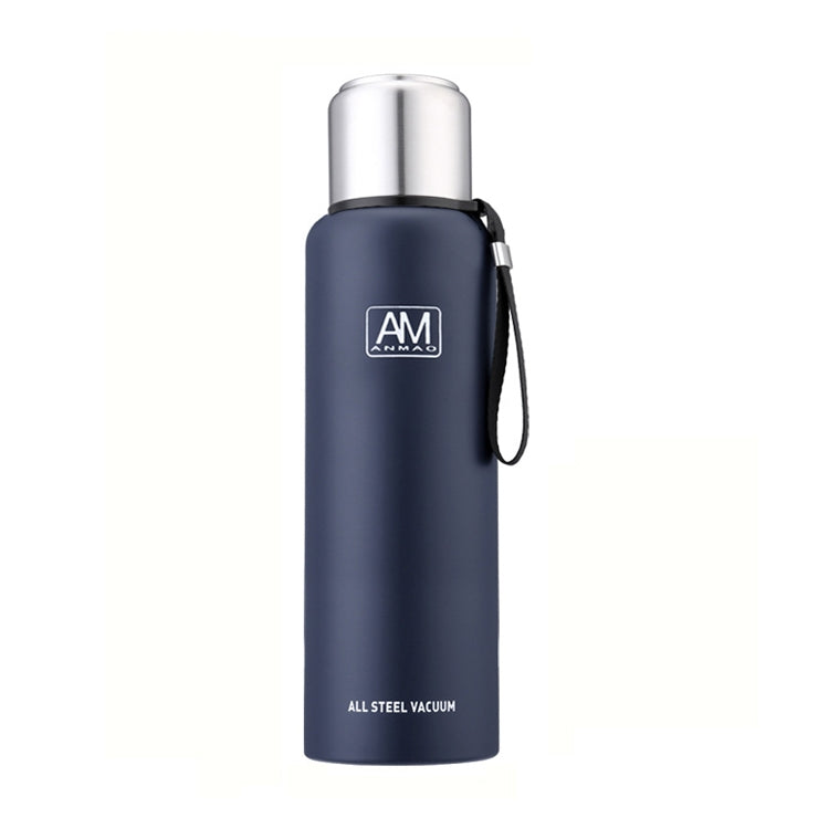 304 스테인리스 스틸 보온 머그 대용량 스포츠 물컵 야외 여행용 포트, 500ml, 750ml, 1000ml, 1500ml