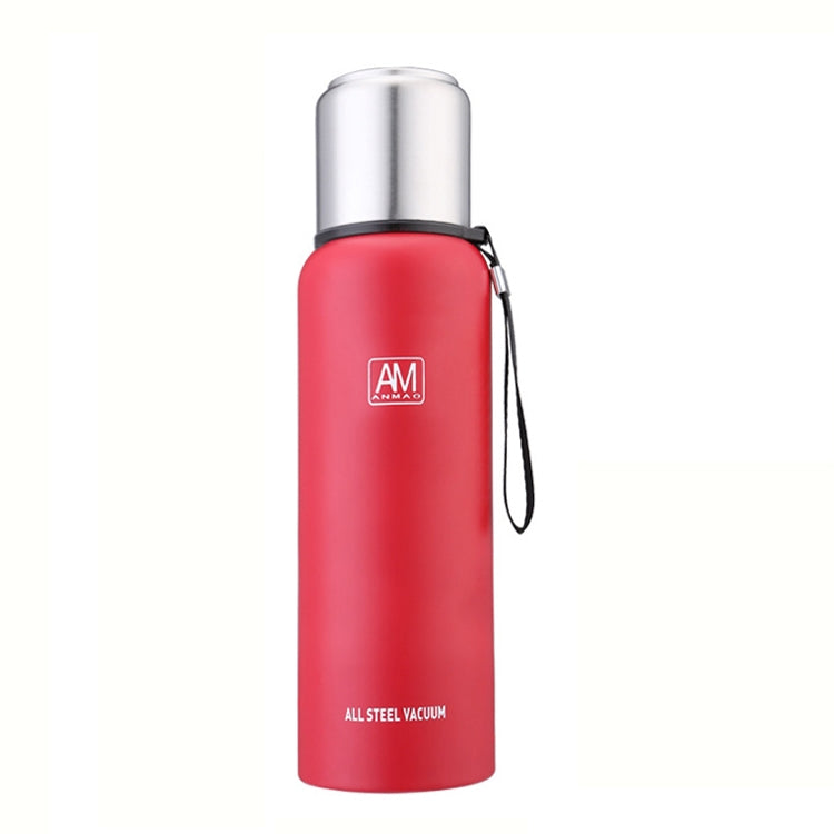 304 스테인리스 스틸 보온 머그 대용량 스포츠 물컵 야외 여행용 포트, 500ml, 750ml, 1000ml, 1500ml