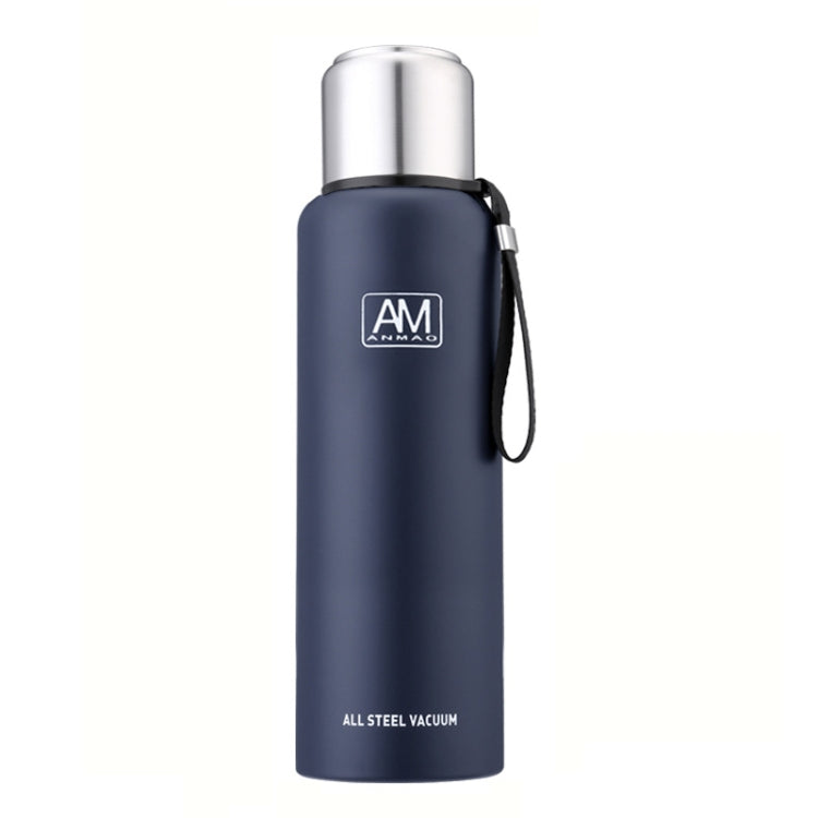 304 스테인리스 스틸 보온 머그 대용량 스포츠 물컵 야외 여행용 포트, 500ml, 750ml, 1000ml, 1500ml