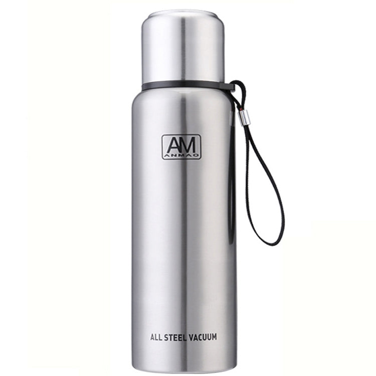 304 스테인리스 스틸 보온 머그 대용량 스포츠 물컵 야외 여행용 포트, 500ml, 750ml, 1000ml, 1500ml