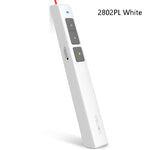 Deli 2.4GHz Laser Page Turning Pen Rechargeable Speech Projector Pen, 2802PL (White), 2802PL (Black), 2802L (White), 2802L (Black)