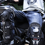 SULAITE Motorcycle Riding Protective Gear Four Seasons Anti-Fall Warm Windshield Rider Equipment,, Knee Pads