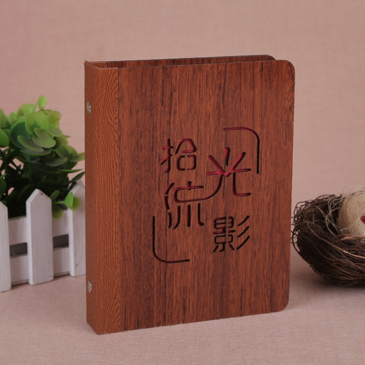 6인치 32매 나무 DIY 사진 앨범 창의적 선물, 1314, 성장, 행복, 아기 사랑, 당신을 위한 사랑, 시간의 이야기, 영원히, 사진 앨범, 사랑해, 나는 가는 중, 새끼 사슴, 픽업 라이트 스트림 섀도우