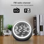 X10 다기능 블루투스 스피커 LED 야간 조명 알람 시계 블루투스 스피커, TF 카드 & AUX & FM 라디오 지원, 미국 플러그, 유럽 플러그, 영국 플러그