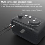 M9 무선 블루투스 스피커 다기능 데스크탑 알람 시계 TF 카드 & U 디스크 & AUX 지원, 미국 플러그, 유럽 플러그, 영국 플러그