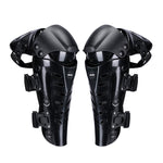 SULAITE Motorcycle Outdoor Riding Anti-Fall Protective Gear Knee Pads, Black, Black Red