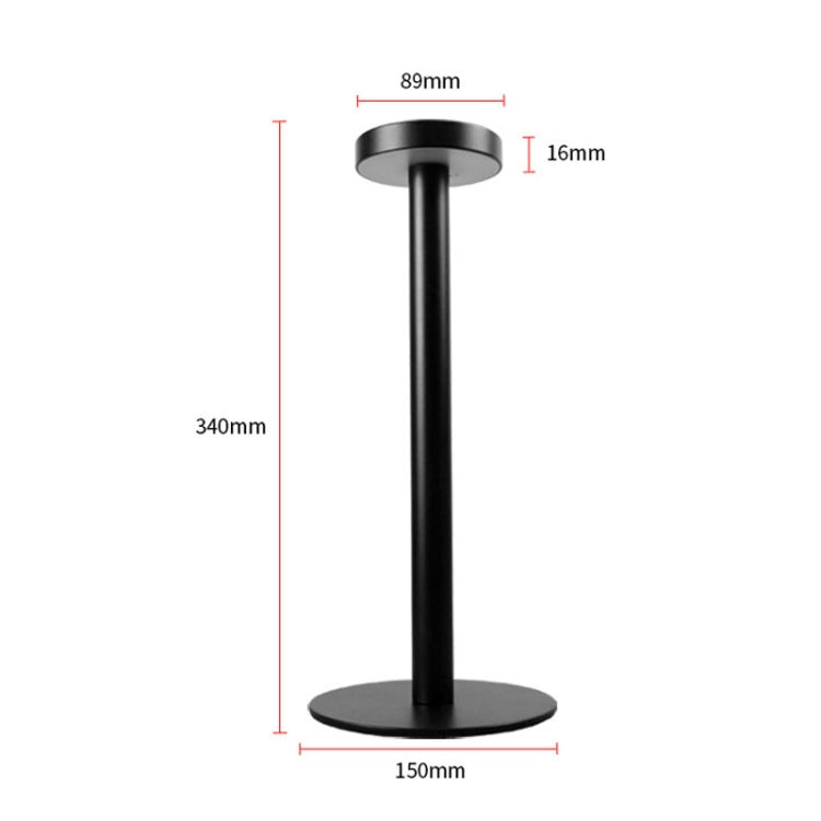 BC965 학생용 눈 보호 USB 방수 LED 테이블 램프 침대 옆 바 테이블 램프, 블랙, 화이트 수납, 잉크 대리석 패턴