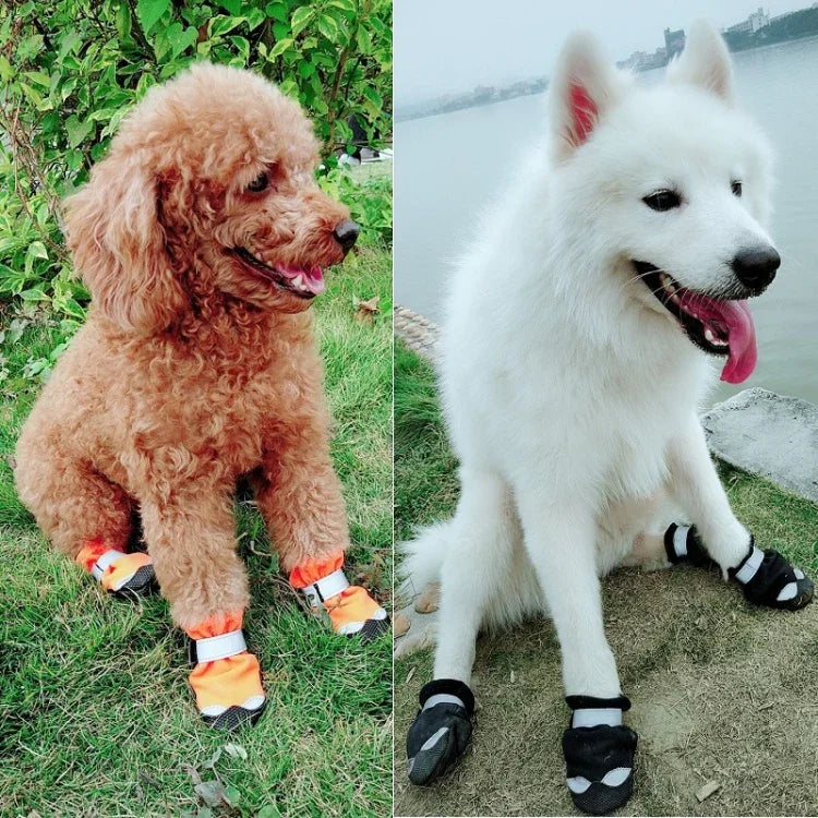Pet Waterproof Non-Slip Wear-Resistant Snow Boots Four Seasons Dog Shoes, 1, 2, 3, 4, 5, 6, 7, 8