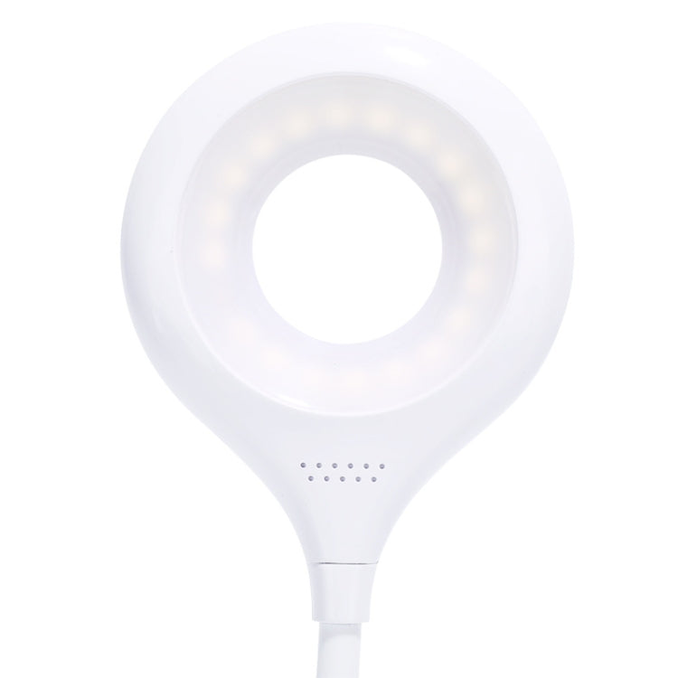 Deli 4326 3단계 조절 링 USB 충전 데스크 램프 펜 홀더 포함