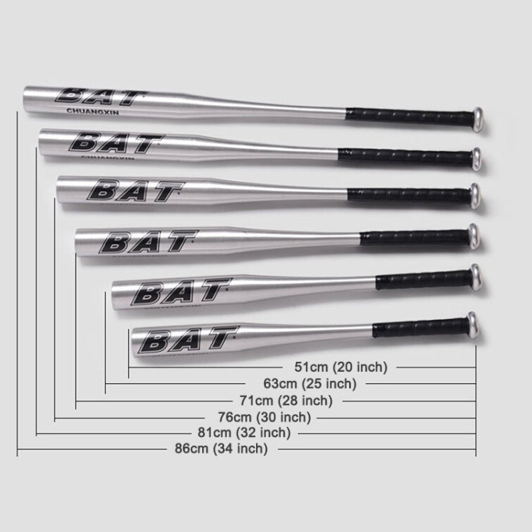 알루미늄 합금 야구 배트, 비트 소프트볼 배트, 25인치(63-64cm), 28인치(70-71cm), 30인치(75-76cm), 32인치(80-81cm), 34인치(85-86cm), 20인치(51-52cm)