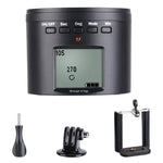 Suptig RSX-350 360도 파노라마 헤드 전동 타임랩스 안정화 삼각대 어댑터 턴테이블 마운트 GoPro HERO9 /8 /7 /6 /5 /5 세션 /4 세션 /4 /3+ /3 /2 /1, Xiaoyi 및 기타 액션 카메라용