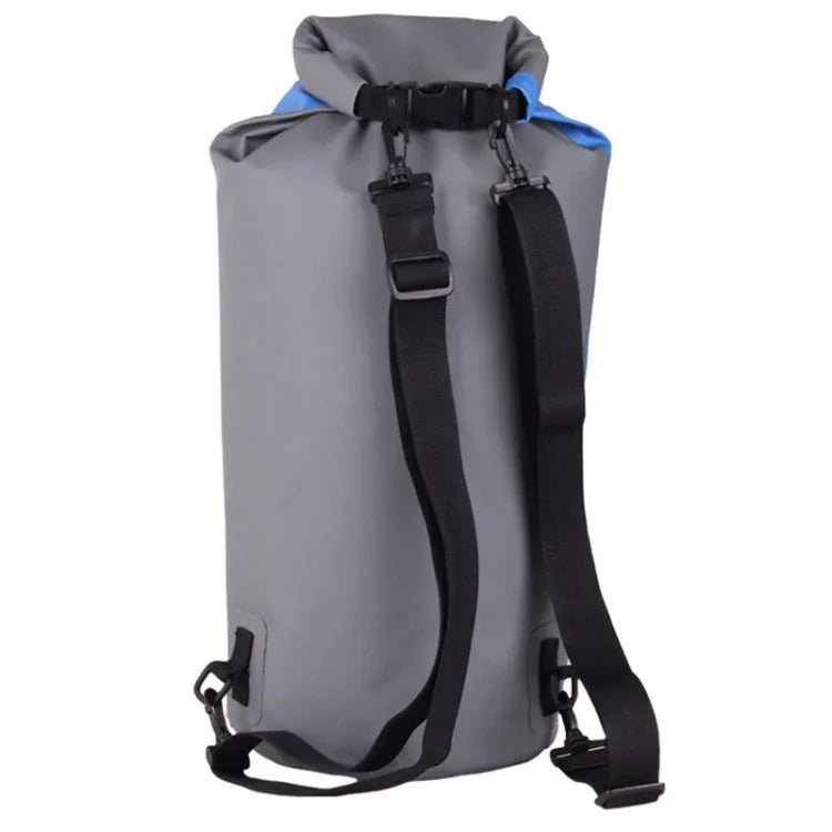 LUCKSTONE 60L 야외 래프팅 및 강 추적 방수 백팩 숄더백 인플레이션 수영 가방 토트 버킷 가방, 60L