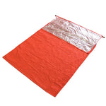 야외 하이킹 캠핑 열 반사 단열 침낭 응급 담요, 더블 봉투 200cmx145cm, 미라형 210cm x 83cm, 싱글 봉투 200 x 72cm (실버 그레이)