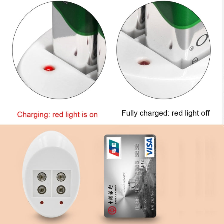 9V L-이온 충전식 배터리 6F22 9V 리튬 배터리 충전기, 미국 플러그, 유럽 플러그