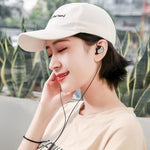인이어 이어폰 베이스 휴대폰 게임 스포츠 유선 헤드셋, 블랙, 실버