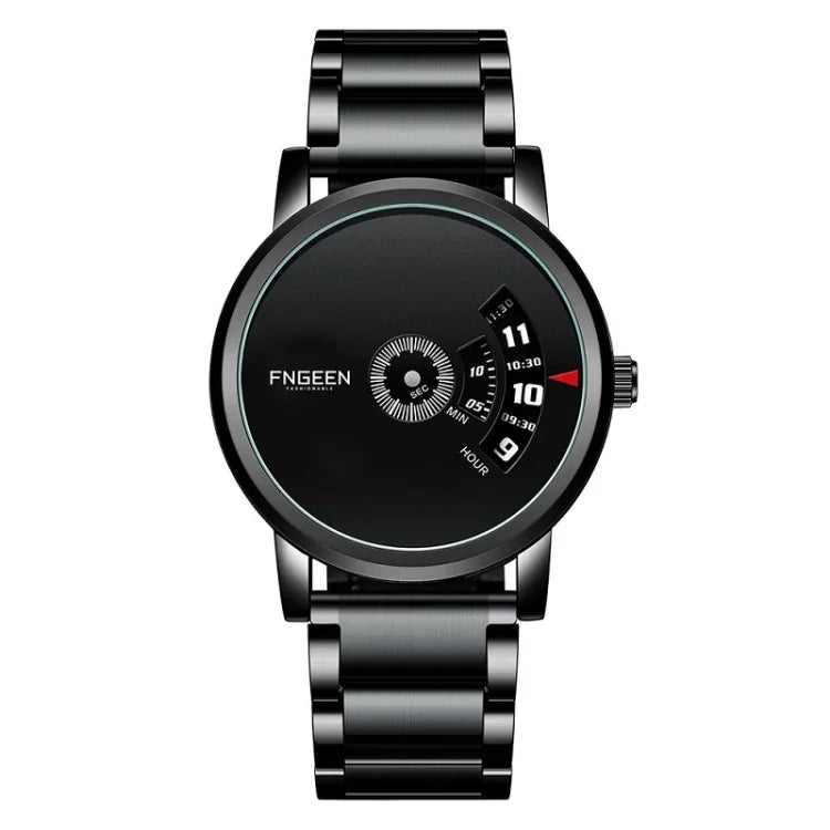 FNGEEN S230 남성 무침 쿼츠 시계, 블랙 스틸 블랙 다이얼, 화이트 스틸 블랙 다이얼, 화이트 스틸 화이트 다이얼, 블랙 메시 블랙 스틸 블랙, 화이트 메시 화이트 스틸 화이트 다이얼, 화이트 메시 화이트 스틸 블랙 다이얼