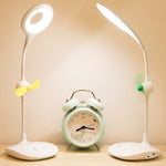 WS-8010 LED 팬 데스크 램프 침대 옆 데스크 USB 접이식 데스크 램프, 물방울, 링, 펜 홀더 화이트 팬 블레이드, 펜 홀더 옐로우 팬 블레이드, 펜 홀더 블루 팬 블레이드, 펜 홀더 그린 팬 블레이드