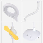 WS-8010 LED 팬 데스크 램프 침대 옆 데스크 USB 접이식 데스크 램프, 물방울, 링, 펜 홀더 화이트 팬 블레이드, 펜 홀더 옐로우 팬 블레이드, 펜 홀더 블루 팬 블레이드, 펜 홀더 그린 팬 블레이드