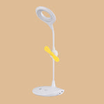WS-8010 LED 팬 데스크 램프 침대 옆 데스크 USB 접이식 데스크 램프, 물방울, 링, 펜 홀더 화이트 팬 블레이드, 펜 홀더 옐로우 팬 블레이드, 펜 홀더 블루 팬 블레이드, 펜 홀더 그린 팬 블레이드