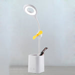 WS-8010 LED 팬 데스크 램프 침대 옆 데스크 USB 접이식 데스크 램프, 물방울, 링, 펜 홀더 화이트 팬 블레이드, 펜 홀더 옐로우 팬 블레이드, 펜 홀더 블루 팬 블레이드, 펜 홀더 그린 팬 블레이드
