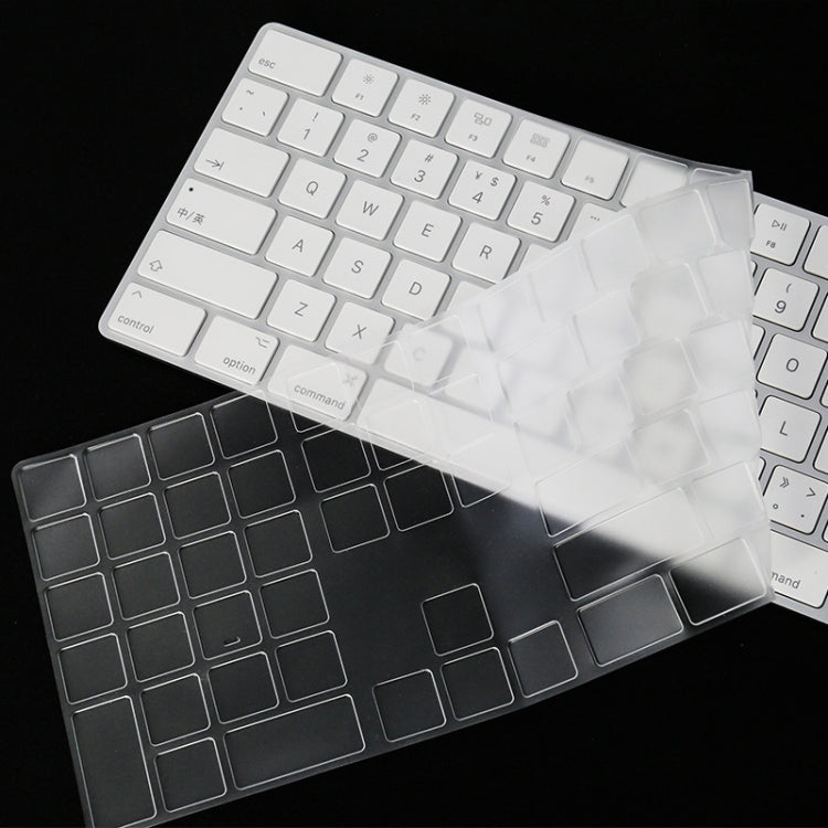T17606 컴퓨터 키보드 필름 투명 TPU 나노 롱 키보드 보호 필름, iMac 2017 매직 키보드용 (숫자 모델 포함)