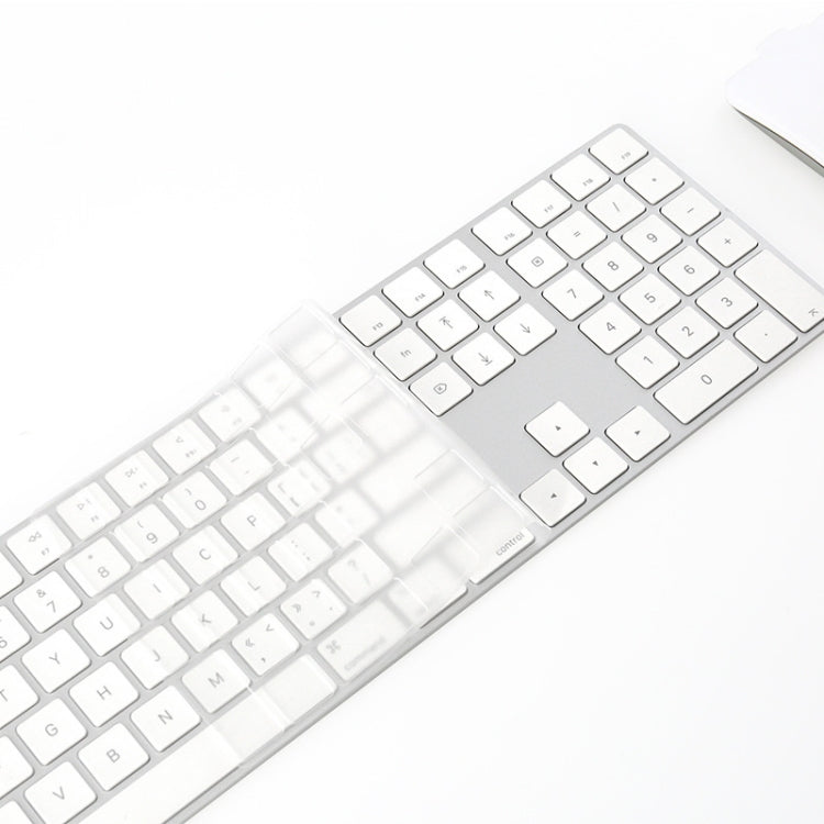 T17606 컴퓨터 키보드 필름 투명 TPU 나노 롱 키보드 보호 필름, iMac 2017 매직 키보드용 (숫자 모델 포함)