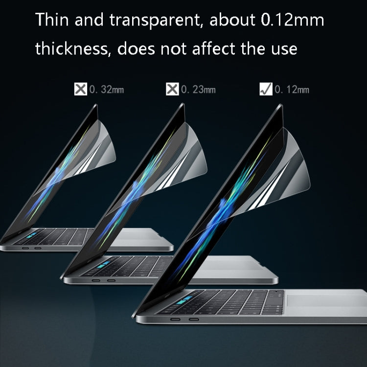 0.12mm 4H HD 반투명 PET 노트북 화면 보호 필름, MacBook Air 11.6인치 A1465 / A1370용, MacBook Retina 12인치 A1534용, MacBook Pro 13.3인치 A1708 / A1706 / A1989 / A2159용, MacBook Air 13.3인치 A1466 / A1369용
