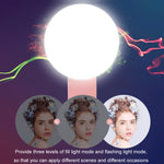 2개 세트 휴대폰 보조 조명 카메라 사진 LED 셀카 라이트, 흰색, 분홍, 파랑, 검정