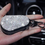 Diamond Car Gourd Key Case Car Key Case, White Diamond, Pink Diamond, Purple Diamond