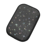 Car Diamond Armrest Box Cushion Personalized Car Decorations Dirt And Non-Slip, Black Colorful Diamond, Black White Diamond, Black Blue Diamond, Black Green Diamond