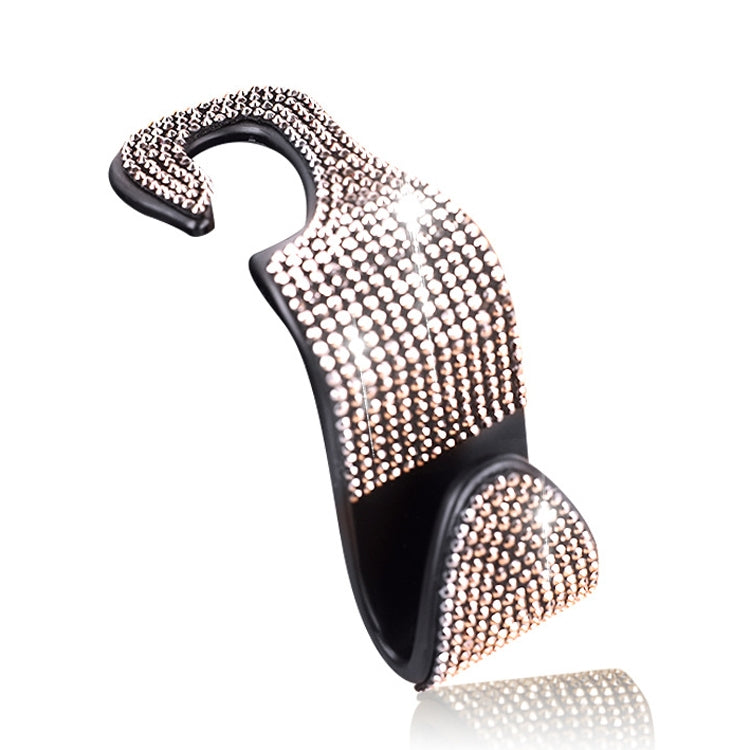 3 PCS Car Rear Seat Hooks Car Seats Multi-Function Diamond-Studded Hooks, White Diamond, Colorful Diamond, Black Diamond, Emerald, Gray Diamond, Pink Diamond, Red Diamond