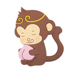 MJYJ019 실리콘 아기 치발기 어린이 어금니 스틱 장난감, 핑크, 파랑, 주황, 작은 물고기-파랑, 작은 물고기-핑크, 작은 물고기-초록, 여우-파랑, 여우-핑크, 여우-초록, 원숭이-핑크, 원숭이-주황, 원숭이-커피, 새끼 고양이-커피, 새끼 고양이-파랑, 새끼 고양이-핑크