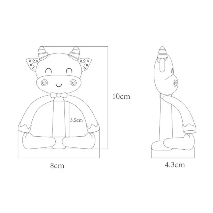 입체 만화 실리콘 아기 치발기 어금니 막대 어린이 장난감 산모 및 아동 용품, 회녹색, 베이지, 연한 커피, 복숭아 분홍, 스칼퍼, 분홍 양, 노랑 양, 커피 양, 초록 양, 베이지 양