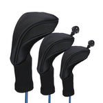 3-in-1 No.1 / No.3 / No.5 클럽 보호 커버 골프 클럽 헤드 커버, HD-014 3-in-1 블루, HD-014 3-in-1 블랙, HD-014 3-in-1 레드