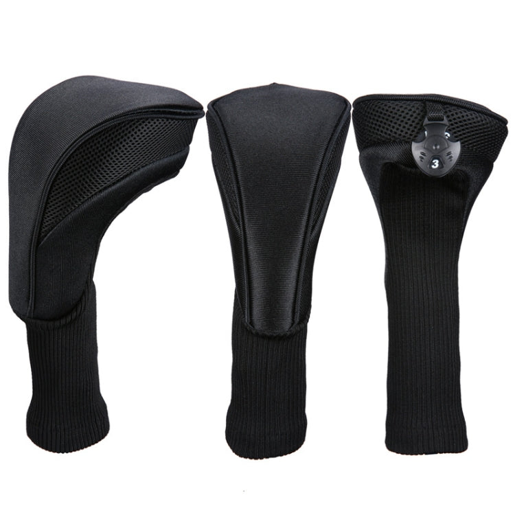 3-in-1 No.1 / No.3 / No.5 클럽 보호 커버 골프 클럽 헤드 커버, HD-014 3-in-1 블루, HD-014 3-in-1 블랙, HD-014 3-in-1 레드