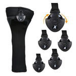 3-in-1 No.1 / No.3 / No.5 클럽 보호 커버 골프 클럽 헤드 커버, HD-014 3-in-1 블루, HD-014 3-in-1 블랙, HD-014 3-in-1 레드