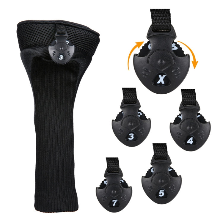 3-in-1 No.1 / No.3 / No.5 클럽 보호 커버 골프 클럽 헤드 커버, HD-014 3-in-1 블루, HD-014 3-in-1 블랙, HD-014 3-in-1 레드