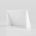 아크릴 삼각형 가격표 학생 책상 좌석판 (화이트), 7.4x10.5cm (화이트), 7.4x5.3cm (블랙), 7.4x10.5cm (블랙)