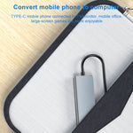BYL-2011 4-in-1 USB-C / Type-C to 4K HDMI + USB 3.0 + USB 2.0 + PD USB-C / Type-C 충전 포트 다기능 허브 도킹 스테이션, 4-in-1