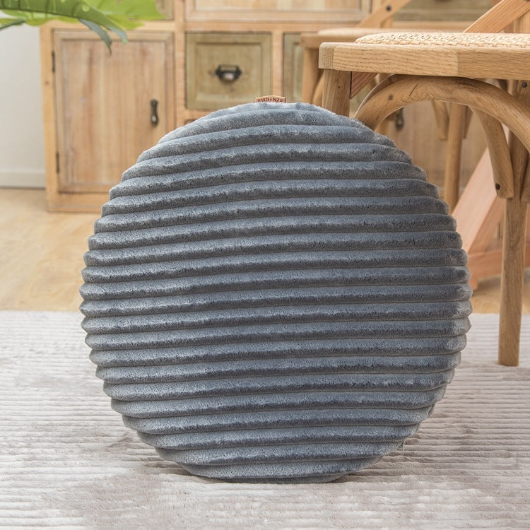 플란넬 원형 쿠션 먼지 커버, 크기: 40x40cm, 워터 그린, 가죽 핑크, 커피색, 캐시, 진회색, 연회색