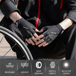 WEST BIKING YP0211210 산악 자전거 장갑 하프 핑거 통기성 미끄럼 방지 장갑 라이딩 장비, M, L, XL