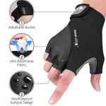 WEST BIKING YP0211210 산악 자전거 장갑 하프 핑거 통기성 미끄럼 방지 장갑 라이딩 장비, M, L, XL