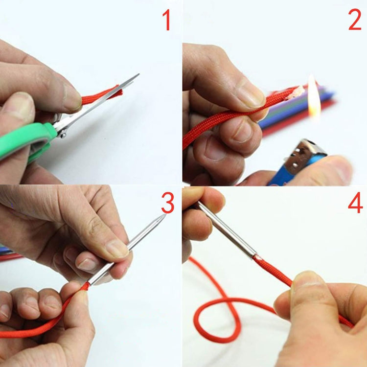 Umbrella Rope Needle Marlin Spike Bracelet DIY Weaving Tool, Specification:, 4 PCS / Set Black, 4 PCS / Set Silver, 5 PCS / Set Black, 5 PCS / Set Silver, 6 PCS / Set Black, 6 PCS / Set Silver, 7 PCS / Set Black, 7 PCS / Set Silver, 9 PCS / Set Black  ...