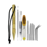 Umbrella Rope Needle Marlin Spike Bracelet DIY Weaving Tool, Specification:, 4 PCS / Set Black, 4 PCS / Set Silver, 5 PCS / Set Black, 5 PCS / Set Silver, 6 PCS / Set Black, 6 PCS / Set Silver, 7 PCS / Set Black, 7 PCS / Set Silver, 9 PCS / Set Black  ...