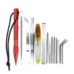 Umbrella Rope Needle Marlin Spike Bracelet DIY Weaving Tool, Specification:, 4 PCS / Set Black, 4 PCS / Set Silver, 5 PCS / Set Black, 5 PCS / Set Silver, 6 PCS / Set Black, 6 PCS / Set Silver, 7 PCS / Set Black, 7 PCS / Set Silver, 9 PCS / Set Black  ...