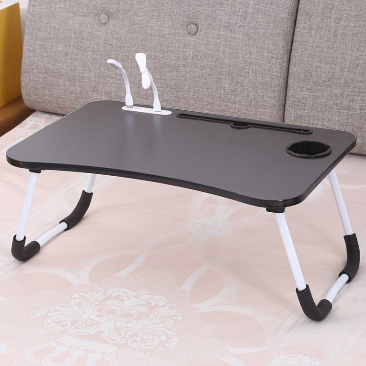 USB 접이식 컴퓨터 책상 팬 및 램프 포함, 크기: 60x40x28cm, 쿨 블랙, 틴에이지 핑크, 스카이 블루, 화이트 메이플, 월넛, 눈 보호 그린
