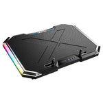 NUOXI Q8 노트북 라디에이터 LCD 화면 버튼 제어 RBG 발광 컴퓨터 냉각 베이스
